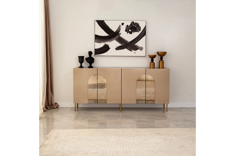 Mirrilnesh Konsolbord 180 cm - Bronze/Guld - Møbler - Borde - Aflastningsbord - Konsolbord & sidebord