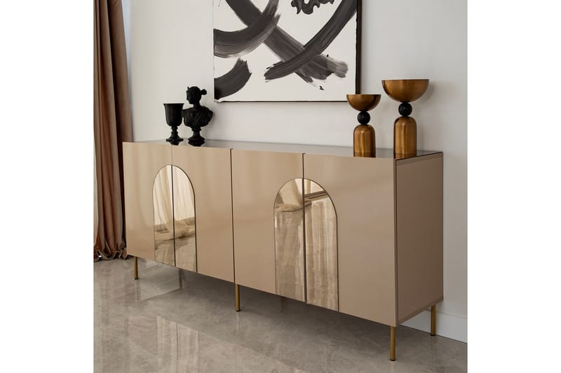 Mirrilnesh Konsolbord 180 cm - Bronze/Guld - Møbler - Borde - Aflastningsbord - Konsolbord & sidebord
