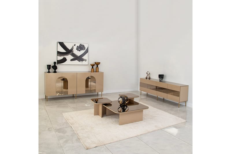 Mirrilnesh Konsolbord 180 cm - Bronze/Guld - Møbler - Borde - Aflastningsbord - Konsolbord & sidebord