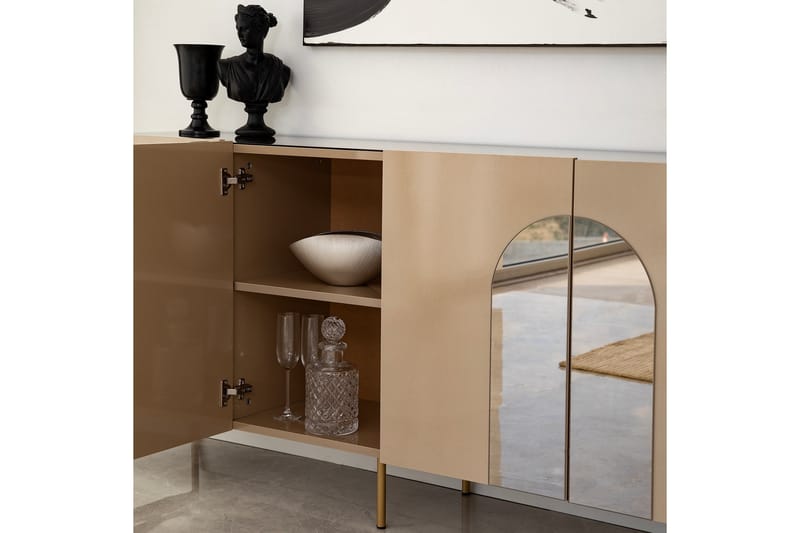 Mirrilnesh Konsolbord 180 cm - Bronze/Guld - Møbler - Borde - Aflastningsbord - Konsolbord & sidebord