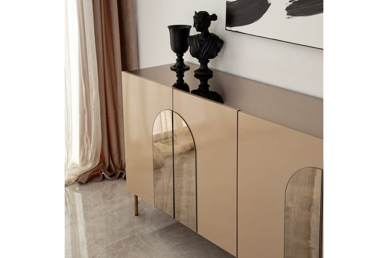 Mirrilnesh Konsolbord 180 cm - Bronze/Guld - Møbler - Borde - Aflastningsbord - Konsolbord & sidebord