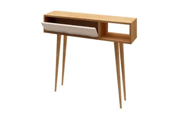 Mod design aflastningsbord - Eg/Hvid - Møbler - Borde - Aflastningsbord - Konsolbord & sidebord