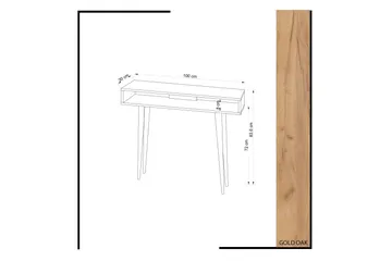 Mod design aflastningsbord - Træ / hvid - Møbler - Borde - Aflastningsbord - Konsolbord & sidebord