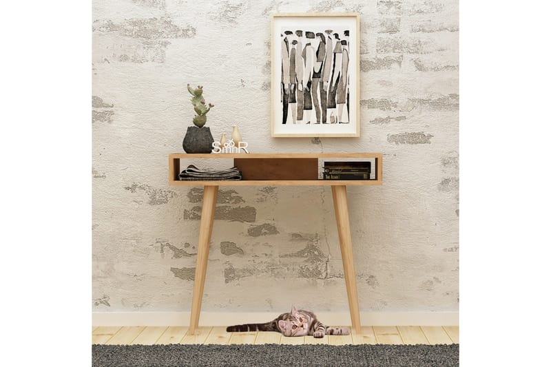 Mod design aflastningsbord - Træ / hvid - Møbler - Borde - Aflastningsbord - Konsolbord & sidebord