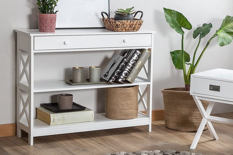 Montgomery konsolbord 100 cm - Hvid - Møbler - Borde - Aflastningsbord - Konsolbord & sidebord
