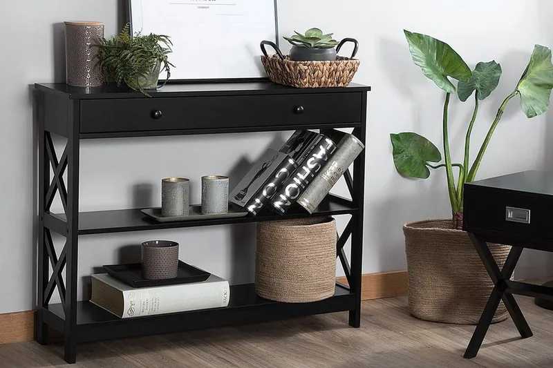 Montgomery konsolbord 100 cm - Sort - Møbler - Borde - Aflastningsbord - Konsolbord & sidebord