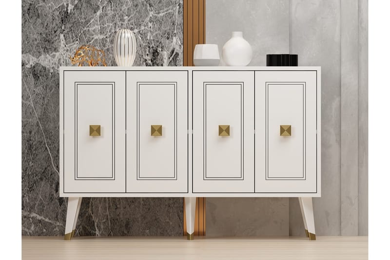 Nanda Konsolbord 120 cm - Hvid - Opbevaring - Opbevaringsmøbler - Skænke & sideboards