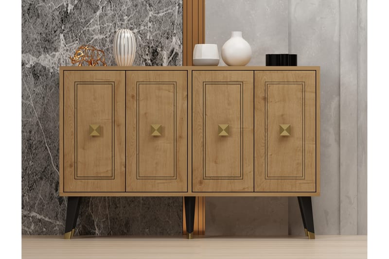 Nanda Konsolbord 120 cm - Oak - Møbler - Borde - Aflastningsbord - Konsolbord & sidebord