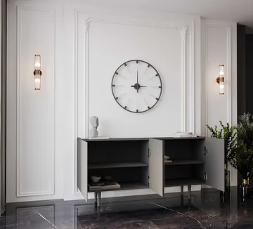 Konsolbord Nordure Capella (140 x 60 x 40 cm) Grå - Grå - Møbler - Borde - Aflastningsbord - Entrébord