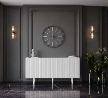Konsolbord Nordure Capella (140 x 60 x 40 cm) Hvid - Hvid - Møbler - Borde - Aflastningsbord - Entrébord