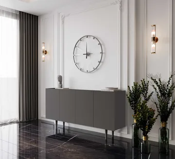 Konsolbord Nordure Capella (160 x 60 x 40 cm) Grå - Grå - Møbler - Borde - Aflastningsbord - Entrébord