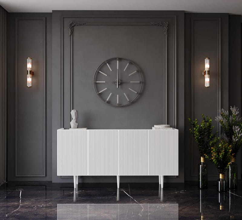 Konsolbord Nordure Capella (160 x 60 x 40 cm) Hvid - Hvid - Møbler - Borde - Aflastningsbord - Entrébord