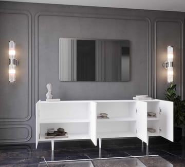 Konsolbord Nordure Capella (180 x 60 x 40 cm) Hvid - Hvid - Møbler - Borde - Aflastningsbord - Entrébord