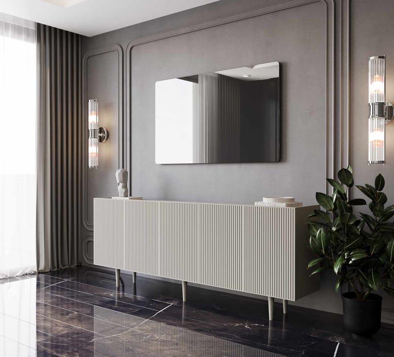 Konsolbord Nordure Capella (180 x 60 x 40 cm) Sandsten - Sandsten - Møbler - Borde - Aflastningsbord - Entrébord