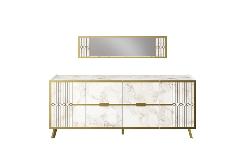 Ocotla Konsolbord 180 cm - Hvid - Møbler - Borde - Aflastningsbord - Konsolbord & sidebord