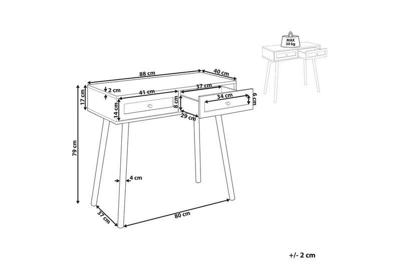 Konsolbord Odell - Møbler - Borde - Aflastningsbord - Entrébord