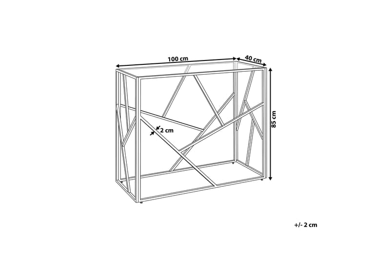Orland konsolbord 40 cm - Sølv - Møbler - Borde - Aflastningsbord - Konsolbord & sidebord