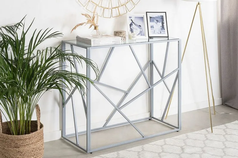 Orland konsolbord 40 cm - Sølv - Møbler - Borde - Aflastningsbord - Konsolbord & sidebord