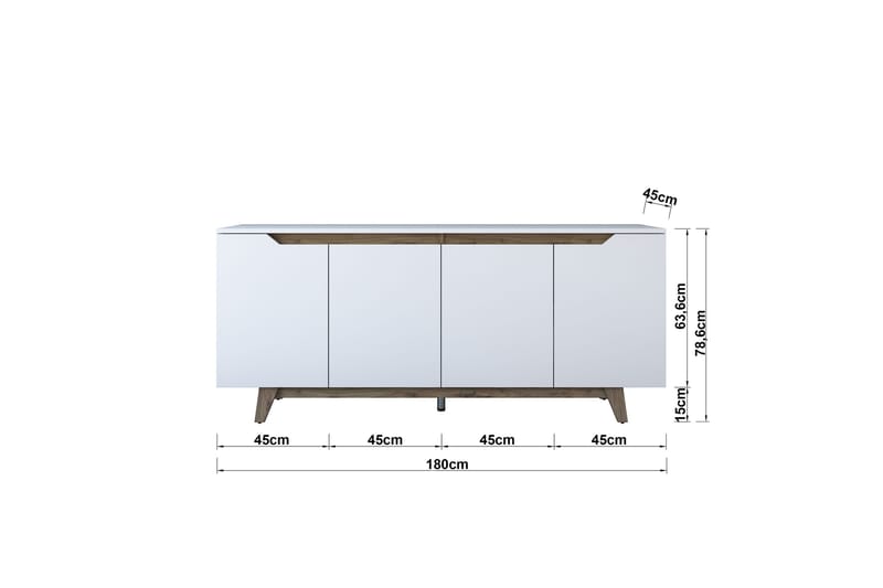 Porzic konsolbord 180 cm - Møbler - Borde - Aflastningsbord - Konsolbord & sidebord