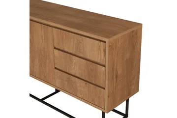 Pribeta Konsolbord 140 cm - Mørkebrun / sort - Møbler - Borde - Aflastningsbord - Konsolbord & sidebord