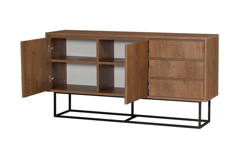 Pribeta Konsolbord 140 cm - Mørkebrun / sort - Møbler - Borde - Aflastningsbord - Konsolbord & sidebord