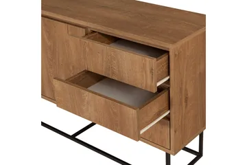 Pribeta Konsolbord 140 cm - Mørkebrun / sort - Møbler - Borde - Aflastningsbord - Konsolbord & sidebord