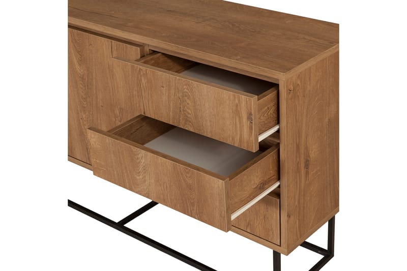 Pribeta Konsolbord 140 cm - Mørkebrun / sort - Møbler - Borde - Aflastningsbord - Konsolbord & sidebord