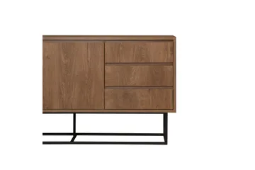 Pribeta Konsolbord 140 cm - Mørkebrun / sort - Møbler - Borde - Aflastningsbord - Konsolbord & sidebord
