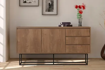 Pribeta Konsolbord 140 cm - Mørkebrun / sort - Møbler - Borde - Aflastningsbord - Konsolbord & sidebord