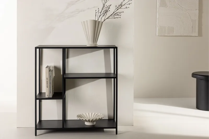 Puno Skænk 80x30 cm - Sort - Møbler - Borde - Aflastningsbord - Konsolbord & sidebord