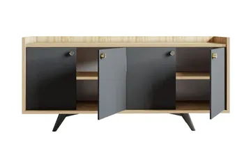 Qeleddun Konsolbord 150 cm - Natur/Antracit - Møbler - Borde - Aflastningsbord - Konsolbord & sidebord