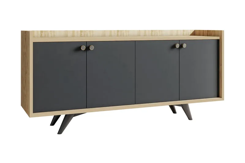 Qeleddun Konsolbord 150 cm, Natur/Antracit