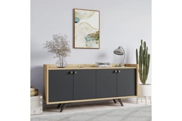 Qeleddun Konsolbord 150 cm - Natur/Antracit - Møbler - Borde - Aflastningsbord - Konsolbord & sidebord