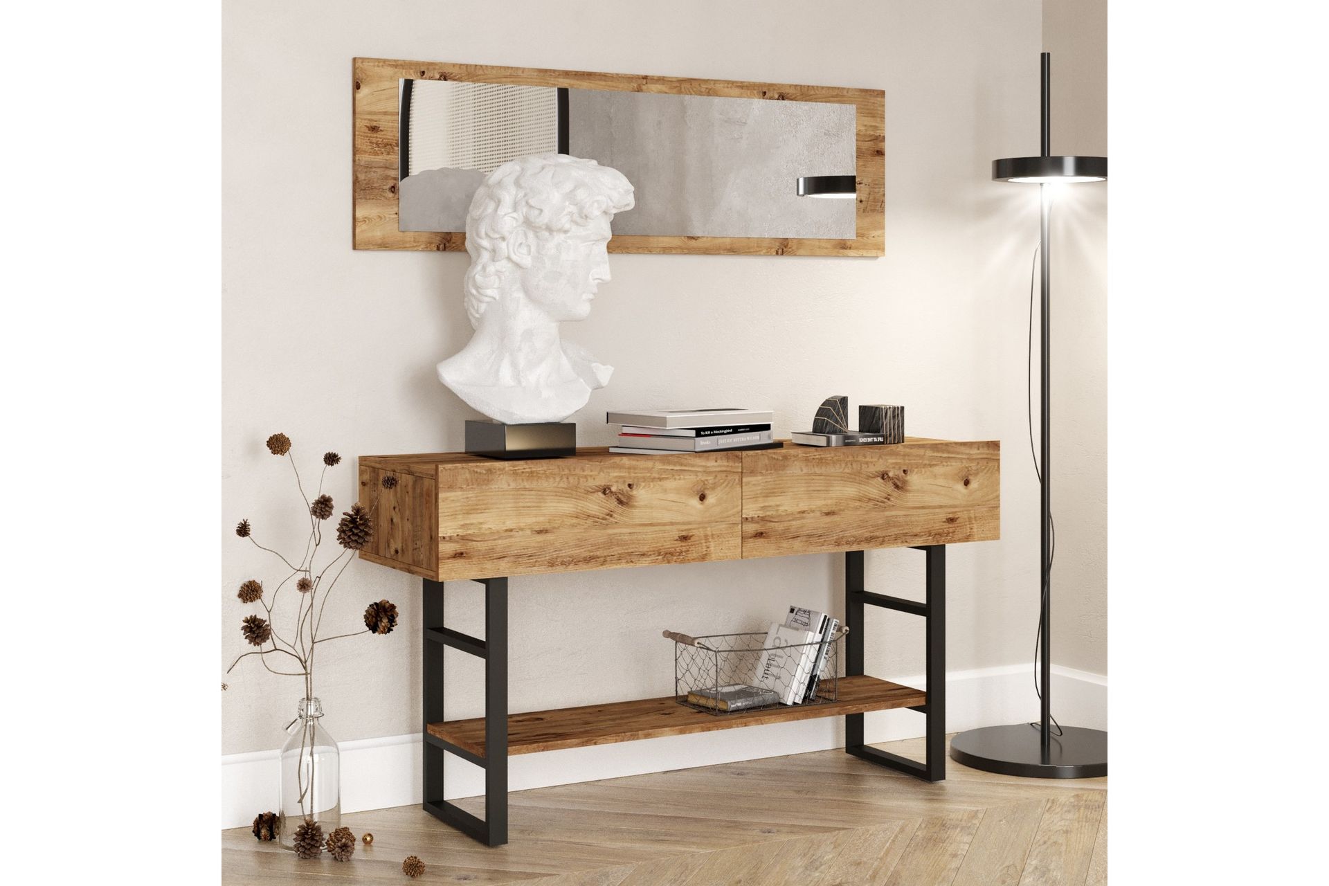 Rinorea Konsolbord 139x75,7 cm - Grøn - Møbler - Borde - Aflastningsbord - Konsolbord & sidebord