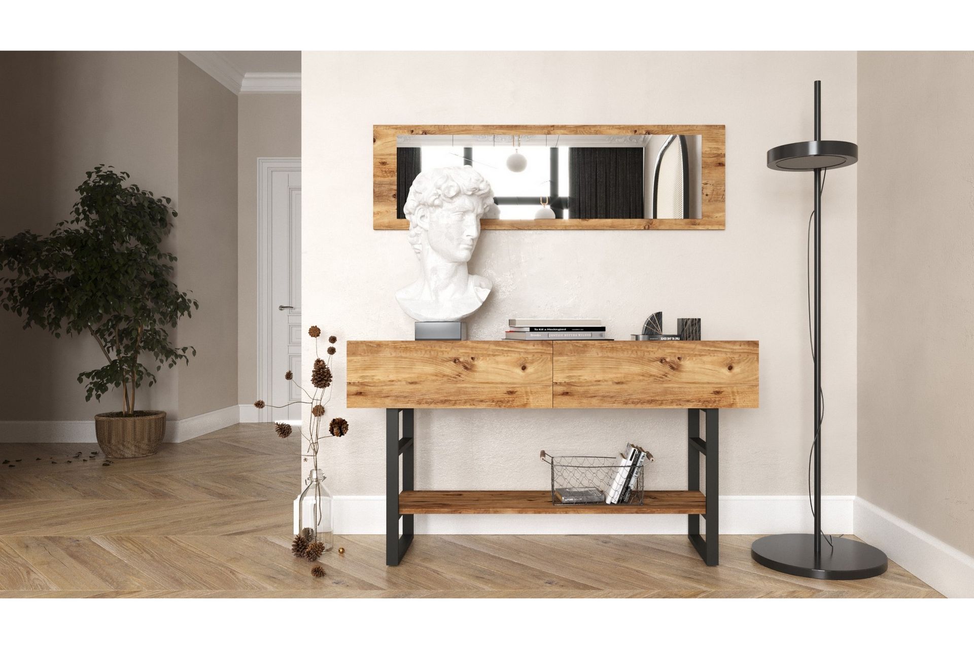Rinorea Konsolbord 139x75,7 cm - Grøn - Møbler - Borde - Aflastningsbord - Konsolbord & sidebord