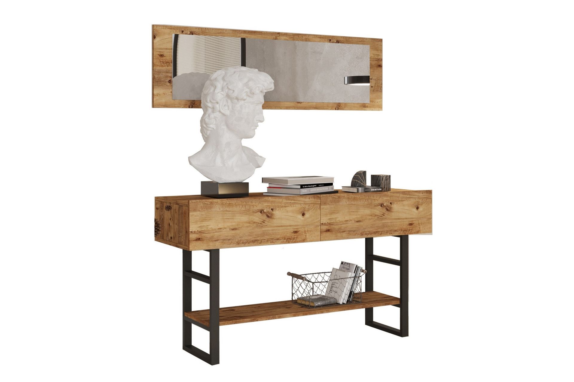 Rinorea Konsolbord 139x75,7 cm - Grøn - Møbler - Borde - Aflastningsbord - Konsolbord & sidebord