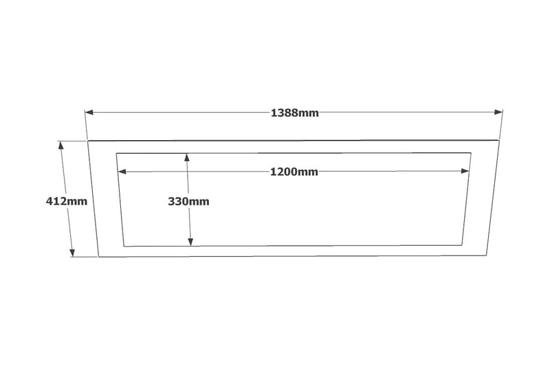 Rinorea Konsolbord 139x83,6 cm - Grøn - Entrébord - Konsolbord & sidebord