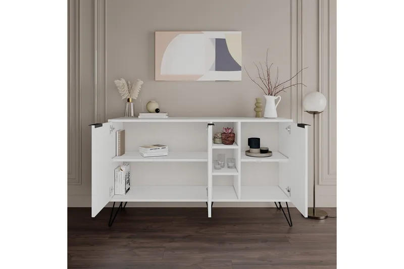 Rinorea Konsolbord 142x83 cm - Hvid - Møbler - Borde - Aflastningsbord - Konsolbord & sidebord