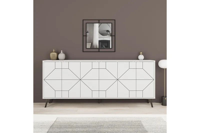 Rinorea Konsolbord 184x77,4 cm - Hvid - Møbler - Borde - Aflastningsbord - Konsolbord & sidebord