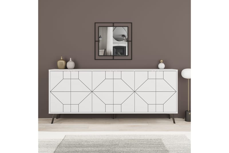 Rinorea Konsolbord 184x77,4 cm - Hvid - Møbler - Borde - Aflastningsbord - Konsolbord & sidebord