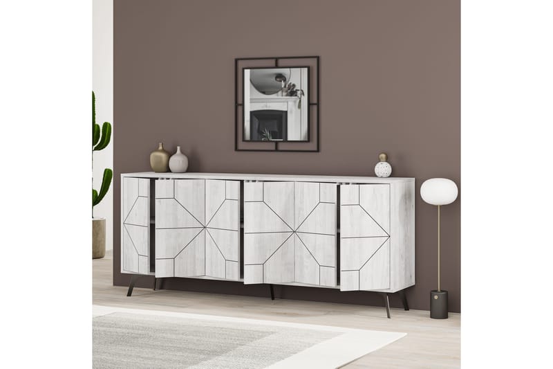 Rinorea Konsolbord 184x77,4 cm - Hvid - Møbler - Borde - Aflastningsbord - Konsolbord & sidebord