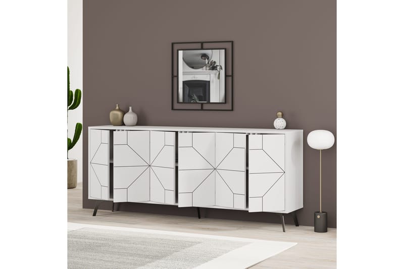 Rinorea Konsolbord 184x77,4 cm - Hvid - Møbler - Borde - Aflastningsbord - Konsolbord & sidebord