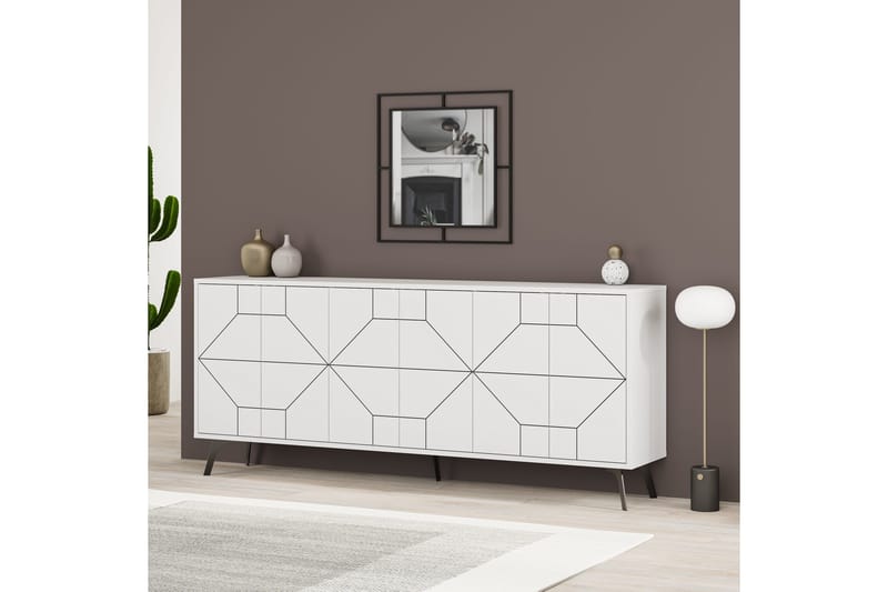 Rinorea Konsolbord 184x77,4 cm - Hvid - Møbler - Borde - Aflastningsbord - Konsolbord & sidebord