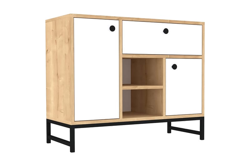 Rinorea Konsolbord 90x75 cm - Hvid - Møbler - Borde - Aflastningsbord - Konsolbord & sidebord
