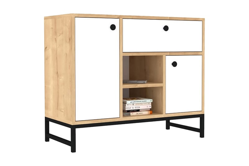 Rinorea Konsolbord 90x75 cm - Hvid - Møbler - Borde - Aflastningsbord - Konsolbord & sidebord