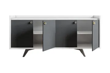 Ruigoord Konsolbord 150 cm - Hvid/Antracit - Møbler - Borde - Aflastningsbord - Konsolbord & sidebord
