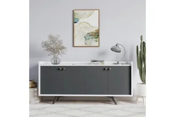 Ruigoord Konsolbord 150 cm - Hvid/Antracit - Møbler - Borde - Aflastningsbord - Konsolbord & sidebord