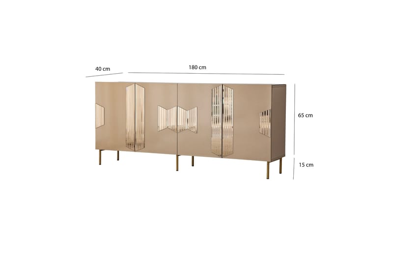 Seyring Konsolbord 180 cm - Bronze - Opbevaring - Opbevaringsmøbler - Skænke & sideboards