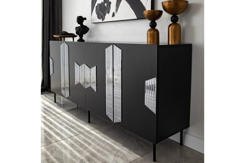 Seyring Konsolbord 180 cm - Sort - Møbler - Borde - Aflastningsbord - Konsolbord & sidebord