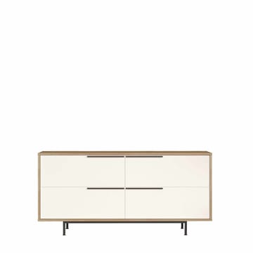 Konsolbord Skye Decor Dara (160 x 74,3 x 44,5 cm) Natur Hvid - Natur og hvid - Møbler - Borde - Aflastningsbord - Entrébord